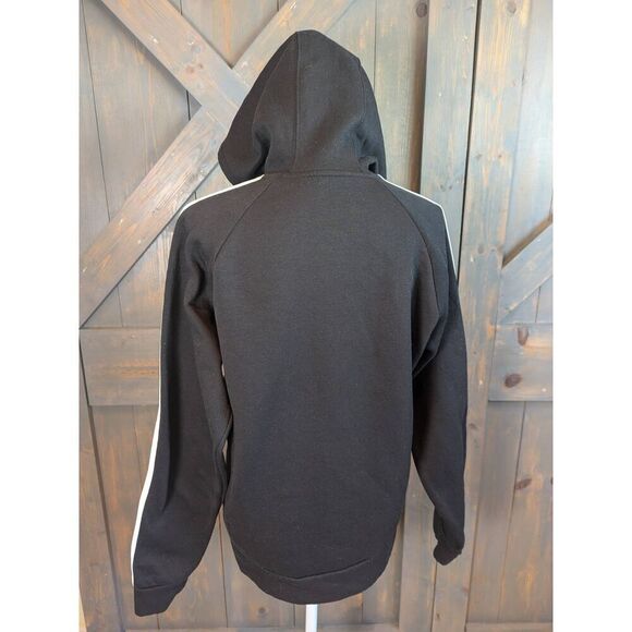 ADIDAS Hoodie Unisex Men's Women's Medium Black Logo Soft - Picture 4 of 9